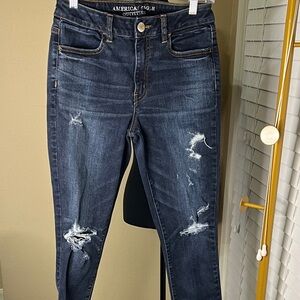 American Eagle Outfitters Women's Dark Wash Skinny Jeggings